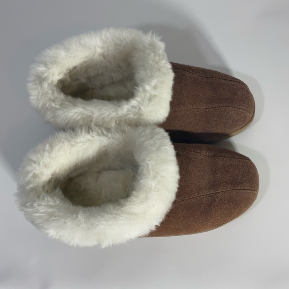 Red Wing SheepSkin Fleece Lined Cowhide Suede Leather Slippers Size L8; NICE!! - Picture 9 of 15